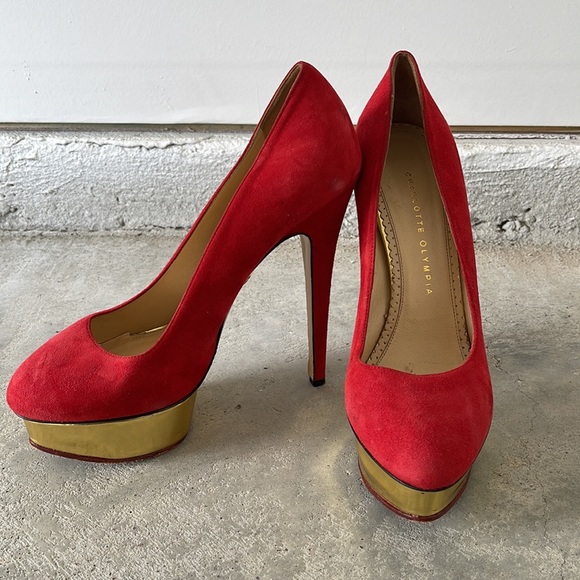 Like new Charlotte Olympia Pumps - Picture 2 of 8
